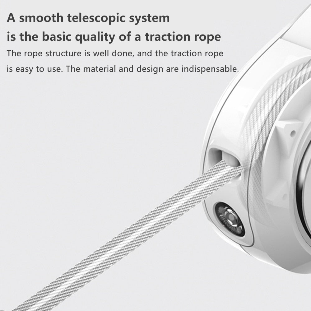 Petkit Go Shine Max Pet Leash Dog Traction Rope Flexible Ring Shape 3m/4.5m with LED Night Light Dogs Accessoires Chain