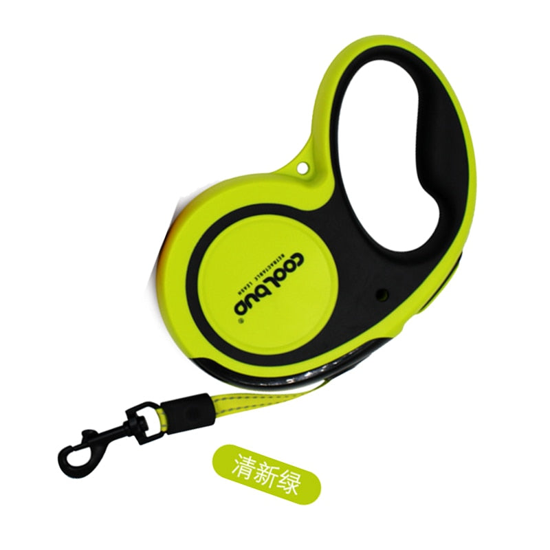 5M 50KG Durable Automatic Retractable Dog Leash 16ft Nylon Dog Cat Lead Extending Puppy Walking Rope Reflective Roulette For Dog