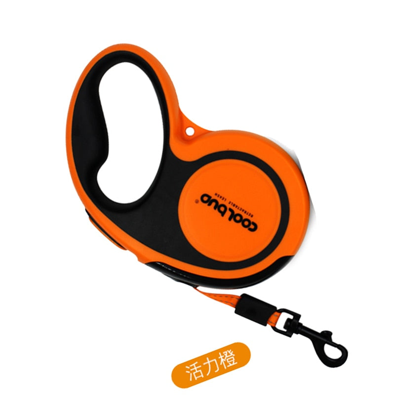 5M 50KG Durable Automatic Retractable Dog Leash 16ft Nylon Dog Cat Lead Extending Puppy Walking Rope Reflective Roulette For Dog