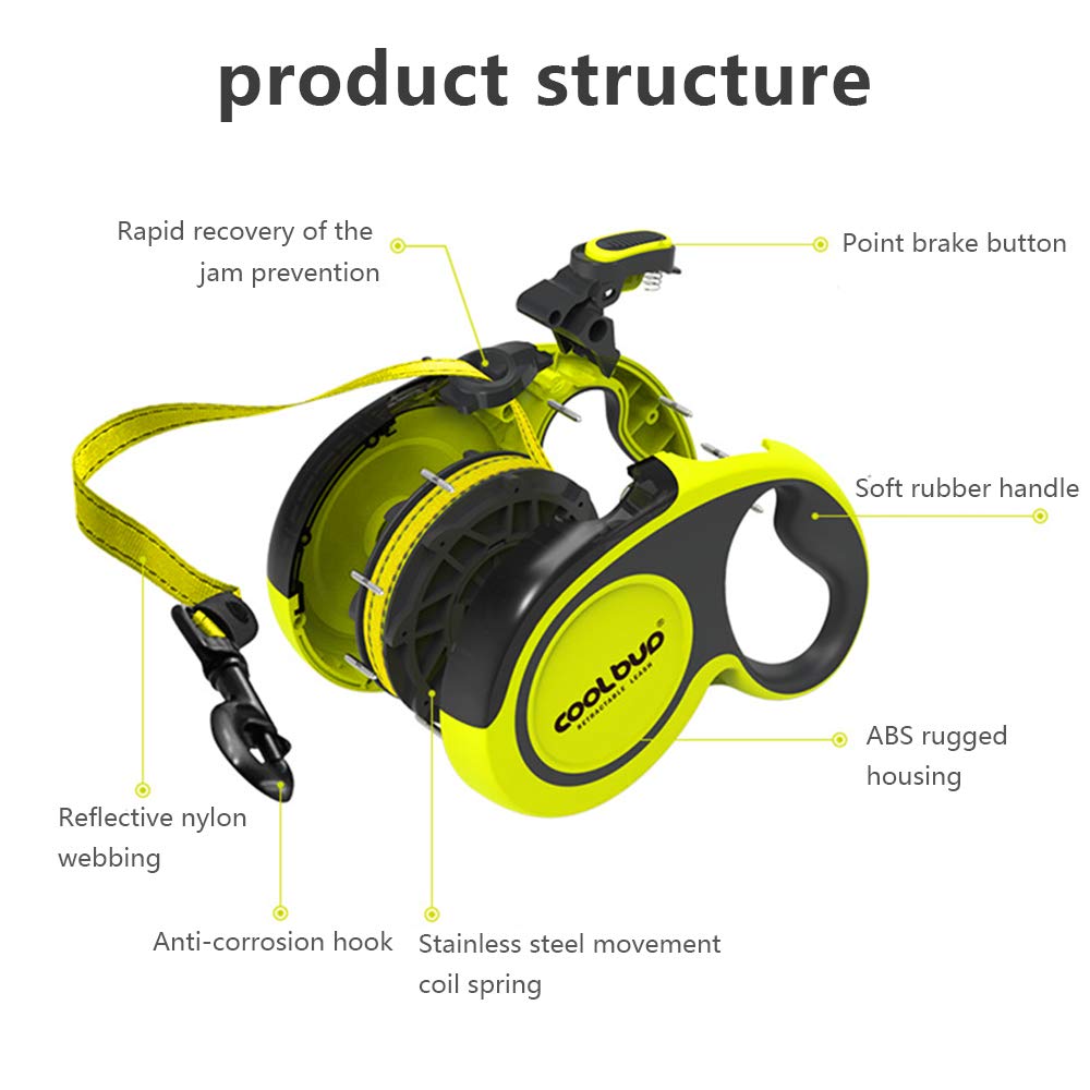 5M 50KG Durable Automatic Retractable Dog Leash 16ft Nylon Dog Cat Lead Extending Puppy Walking Rope Reflective Roulette For Dog